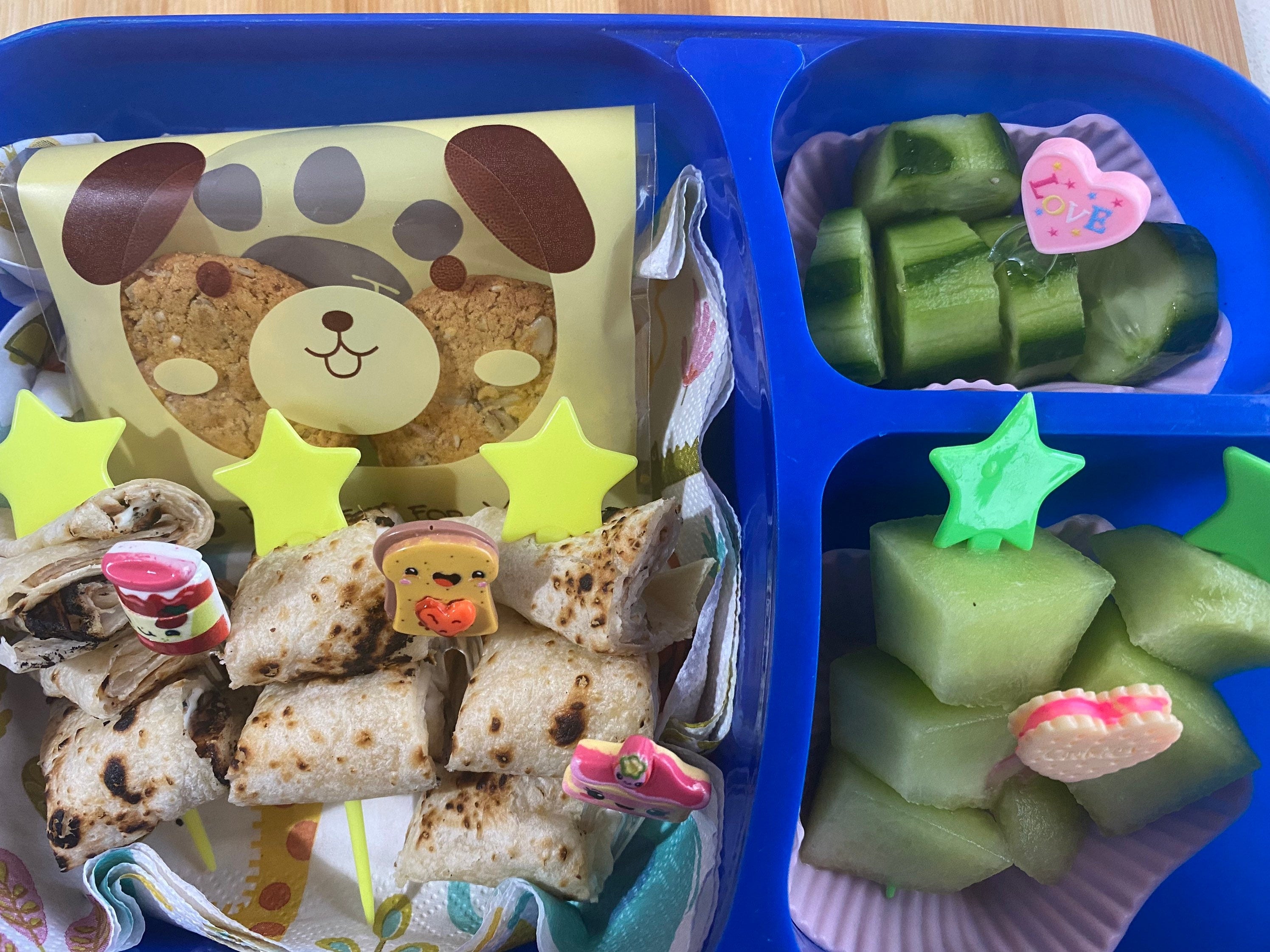 Autumn Food picks, Bento picks, Bento Lunch, Mini forks, Kids Lunch Pi